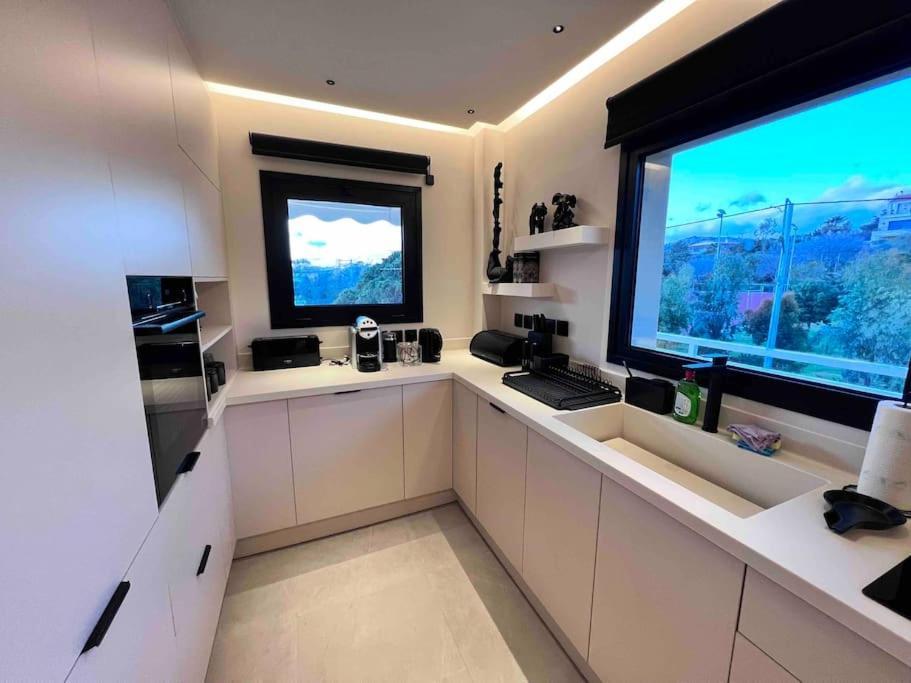 Lagonisi 2 Bedroom Luxury Apartment By The Sea! Bagian luar foto